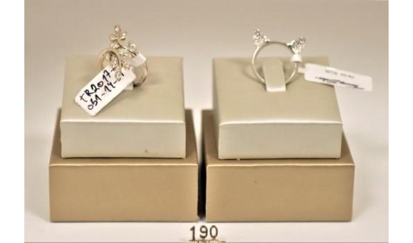 2 zilveren ringen (WKP 177€)